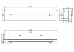 Бра Maytoni P091WL-L7G3K