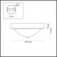 Накладной светильник LUMION 5259/3C