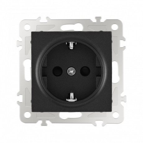 Розетка Arte Milano 206.40-1.black