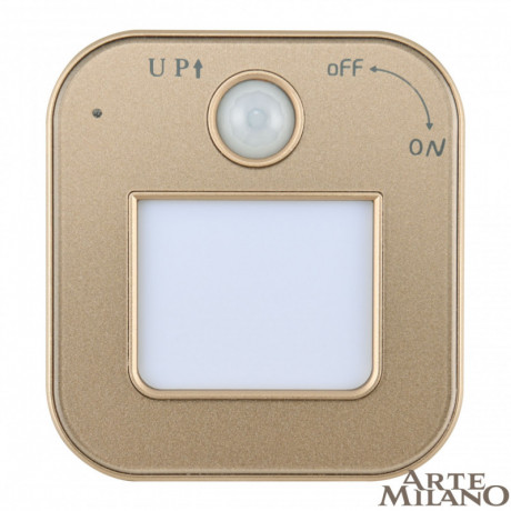 Трековая система розеток Arte Milano 380022TLS/LWS Gold