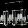 Подвесная люстра Crystal Lux NICOLAS SP8 L1000 NICKEL/WHITE