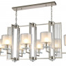 Подвесная люстра Crystal Lux NICOLAS SP8 L1000 NICKEL/WHITE