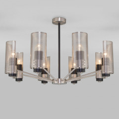 Люстра на штанге Eurosvet 70139/8 никель