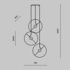Подвесная люстра Maytoni MOD154PL-L6W3K1