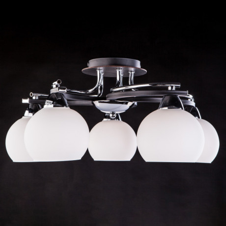 Накладная люстра Eurosvet 9654/5 хром/венге