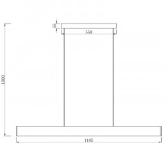 Линейный светильник ARTE Lamp A2505SP-2BK