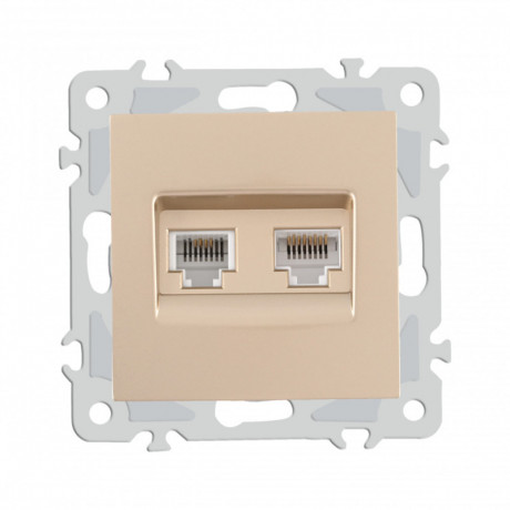 Розетка Arte Milano 206.44-1.shampan