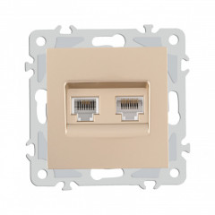 Розетка Arte Milano 206.44-1.shampan