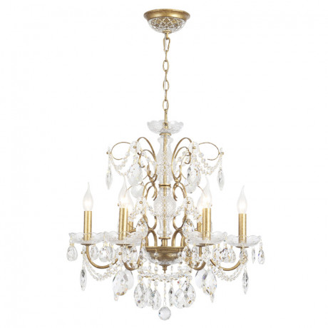 Подвесная люстра Crystal Lux ODELIS SP6 GOLD