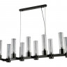 Подвесная люстра Crystal Lux OTONO SP10 L980 BLACK CHROMIUM/TRANSPARENTE