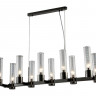 Подвесная люстра Crystal Lux OTONO SP10 L980 BLACK CHROMIUM/TRANSPARENTE