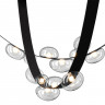 Накладной светильник Crystal Lux BOSQUE SP7 L3000 BLACK/TRANSPARENT