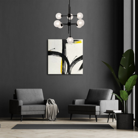 Люстра на штанге Eurosvet 50383 черный Smart