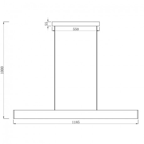 Линейный светильник ARTE Lamp A2505SP-2WH