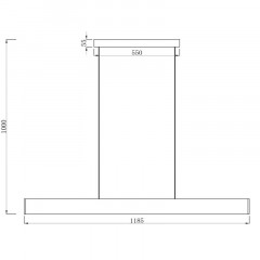 Линейный светильник ARTE Lamp A2505SP-2WH