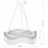 Подвесная люстра Maytoni DIA201PL-08G