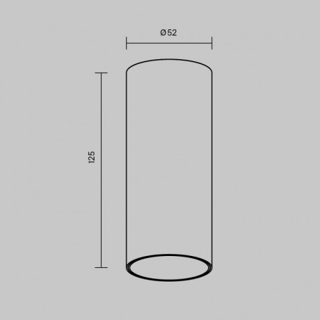 Накладной светильник Maytoni Technical C056CL-L12W3K-W-W