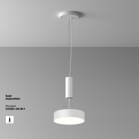 Накладной светильник Maytoni Technical C032CL-24W4K-RD-W