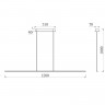 Линейный светильник ARTE Lamp A2506SP-1WH