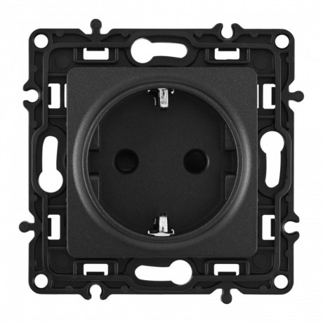 Розетка Arte Milano 217.40-1.black