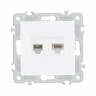Розетка Arte Milano 206.44-1.white