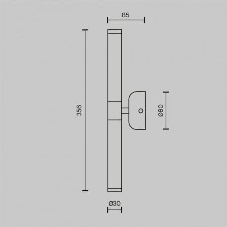 Бра Maytoni MOD106WL-L10G3K