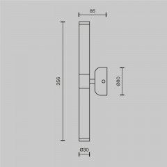 Бра Maytoni MOD106WL-L10G3K