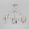 Люстра на штанге Eurosvet 10101/5 хром/прозрачный хрусталь Strotskis