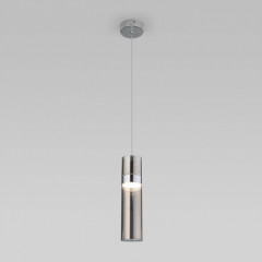 Подвесной светильник Eurosvet 50244/1 LED хром/дымчатый