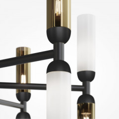 Люстра на штанге Maytoni MOD177PL-16G