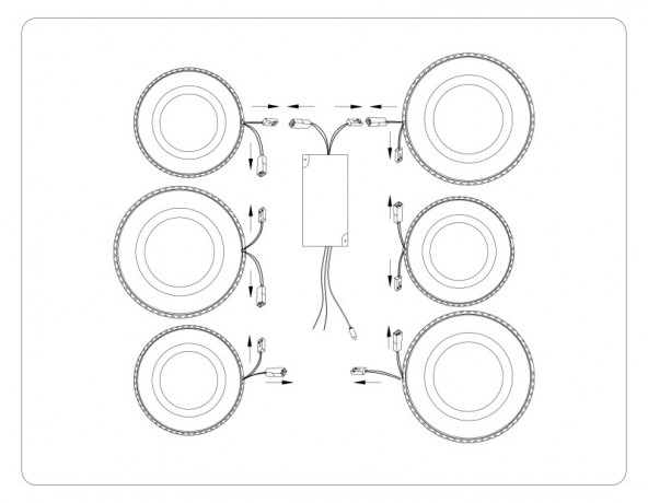 Накладная люстра Ambrella Light FA8872