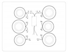 Накладная люстра Ambrella Light FA8872