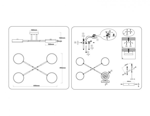 Накладной светильник Ambrella Light FL516331