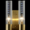 Бра Crystal Lux OTONO AP2 BRASS/TRANSPARENTE