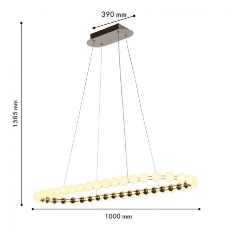 Подвесная люстра Favourite 4590-10P