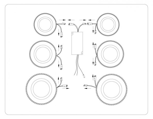 Накладная люстра Ambrella Light FA8874
