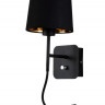 Бра Crystal Lux PABLO AP2 BLACK/BLACK-GOLD