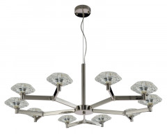 Подвесная люстра Crystal Lux REBECA SP10 NICKEL