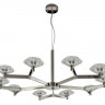 Подвесная люстра Crystal Lux REBECA SP10 NICKEL