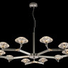 Подвесная люстра Crystal Lux REBECA SP10 NICKEL