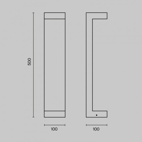 Садово-парковый светильник Maytoni O013FL-L9B