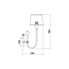 Бра Vele Luce VL1933W01