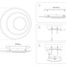 Накладной светильник Ambrella Light FA7707