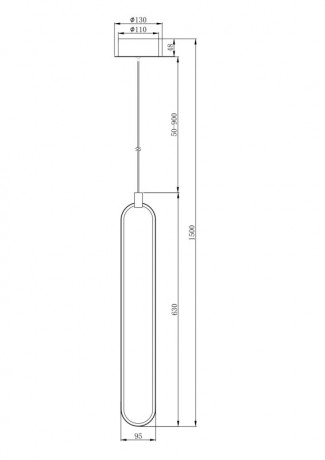 Подвесной светильник Maytoni MOD017PL-L13G