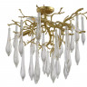 Люстра на штанге Crystal Lux REINA PL5 D600 GOLD PEARL
