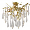 Люстра на штанге Crystal Lux REINA PL5 D600 GOLD PEARL