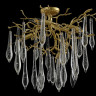 Люстра на штанге Crystal Lux REINA PL5 D600 GOLD PEARL