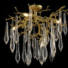 Люстра на штанге Crystal Lux REINA PL5 D600 GOLD PEARL