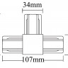 Коннектор Crystal Lux CLT 0.211 08 WH