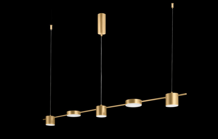 Подвесная люстра Crystal Lux TRISTAN SP5 L1200 GOLD